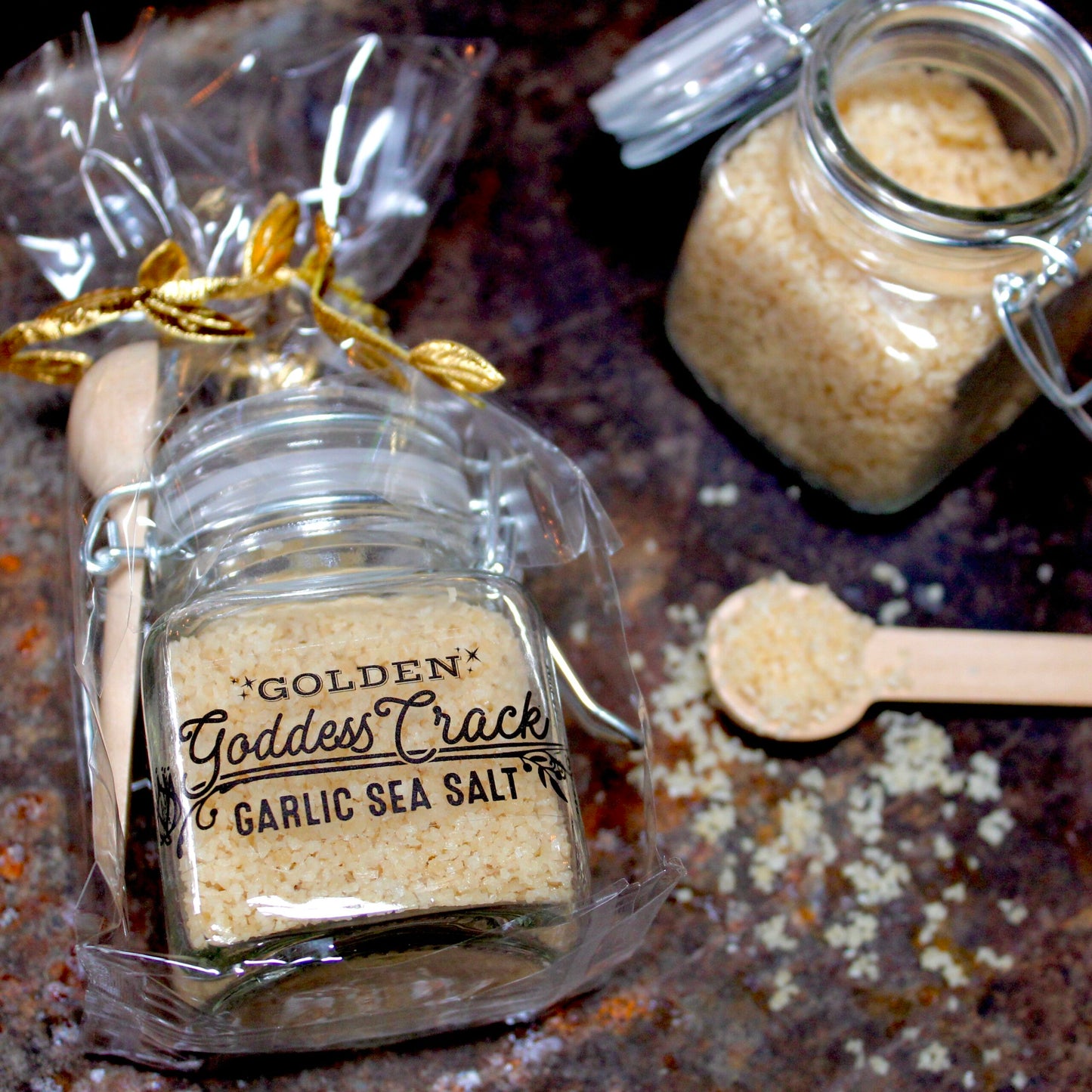 Golden Goddess Crack – Pure Garlic Sea Salt