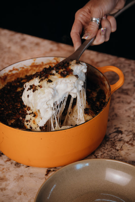 The Ultimate Comfort Food: Mac & Cheese with Crispy Mushroom Bacon