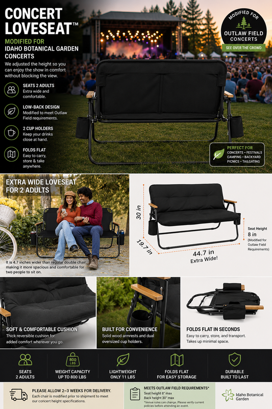 Concert Loveseat - LowBack Loveseat